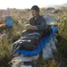 5 - Спальник з натуральним пухом Naturehike CW400 NH18C400-D, p-р L, чорно-блакитний