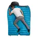 8 - Спальник з натуральним пухом Naturehike CW400 NH18C400-D, p-р L, чорно-блакитний