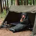 8 - Спальний мішок з капюшоном Naturehike M320 CNK2350WS023, зелений камуфляж, правий