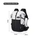 6 - Рюкзак туристичний Naturehike CNK2300016, 30+5л. Чорний