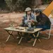 11 - Розкладний стіл великий Naturehike CNK2300JU010, алюміній, чорний