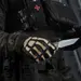 11 - Тактические перчатки M-Tac Skeleton Nomex. Черный/Койот