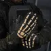 13 - Тактические перчатки M-Tac Skeleton Nomex. Черный/Койот