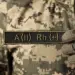 5 - Патч (шеврон) Specprom Группа крови А(2) Rh (+). Цвет Олива
