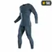1 - Комплект термобілизни M-Tac Active Level I Dark Grey Melange