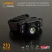 4 - Налобный светодиодный фонарь VIDEX 270Lm 5000K