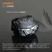 6 - Налобний світлодіодний ліхтар VIDEX 500Lm 5000K