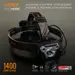 4 - Налобный светодиодный фонарь VIDEX 1400Lm 6500K