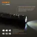 11 - Портативний світлодіодний ліхтарик VIDEX 4000Lm 6500K