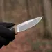 11 - Нож с ножнами Ganzo G807-DY, бежевый