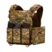 1 - Плитоноска Warmor Gen.3 Pro з системою швидкого скидання. (Комплект 3 підсумки) Molle. Колір Піксель ММ14