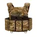 4 - Плитоноска Warmor Gen.3 Pro з системою швидкого скидання. (Комплект 3 підсумки) Molle. Колір Піксель ММ14
