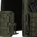 9 - Плитоноска Ares Gen.2 (Комплект 3 підсумки) З системою швидкого скидання, для бронеплит розміром 25х30 см. Колір Олива