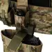 9 - Плитоноска Ares Gen.2. (Комплект 7 підсумків) з системою швидкого скидання. Molle. Колір Мультикам