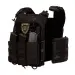 2 - Плитоноска Warmor Gen.3 Pro з системою швидкого скидання. (Комплект 3 підсумки) Molle. Колір Чорний
