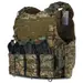 1 - Плитоноска Warmor Gen.4 (Комплект 4 підсумки) з системою швидкого скидання. Molle. Колір Пиксель