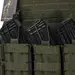 8 - Плитоноска Warmor Gen.4 (Комплект 4 підсумки) з системою швидкого скидання. Molle. Колір Олива