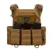 6 - Плитоноска Warmor Gen.3 Pro з системою швидкого скидання. Molle. Колір Койот