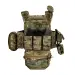 2 - Плитоноска Warmor gen.3 Pro Max XL Мультикам. Система быстрого сброса. 7 подсумков. (Большого размера)