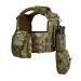 7 - Плитоноска Warmor gen.3 Pro Max XL Мультикам. Система быстрого сброса. 7 подсумков. (Большого размера)