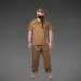 5 - Боевые штаны без наколенников SPECPROM G3 Combat Pants. Койот
