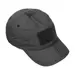 4 - Тактична кепка Helikon PolyCotton Ripstop складна. Чорний