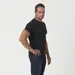 4 - Футболка Helikon Slim из органического хлопка. Черный