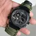 3 - Годинник наручний SKMEI 2202AG PARACORD. Олива