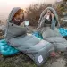 11 - Спальний мішок з мішком для зберігання Naturehike M400 CNK2350WS023 лівий. Сірий