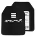 5 - Керамические бронеплиты SPECPROM Sic+PE 6-го класса . Вес 2.3 кг. Размер 25 на 30 см. Комплект- 2 шт