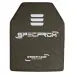 2 - Керамічна бронеплита S-Line 5-го класу SPECPROM. Вага 2.9 кг. Розмір 26 на 33 см.