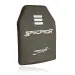 1 - Керамічна бронеплита S-Line 5-го класу SPECPROM. Вага 2.9 кг. Розмір 26 на 33 см.