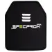 2 - Керамическая бронеплита 6-го класса SPECPROM. Вес 3.7 кг. Размер 26 на 33 см