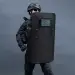 6 - Балістичний щит 2 класу захисту, чорний