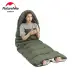 2 - Спальний мішок Naturehike Y150L NH21MSD08 лівий. Темно-зелений