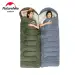 3 - Спальний мішок Naturehike Y150L NH21MSD08 лівий. Темно-зелений