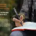 4 - Тактична ручка з ліхтариком Fenix T6. Синій