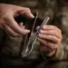 9 - Набор столовых приборов M-Tac разьемный (ложка+вилка+нож). Черный