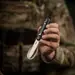 11 - Набор столовых приборов M-Tac разьемный (ложка+вилка+нож). Черный