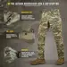 11 - Штаны M-Tac Aggressor Gen.II рип-стоп. Мультикам