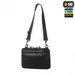 1 - Тактична сумка M-Tac Admin Bag Medium Elite Hex з липучкою. Чорний