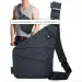 3 - Сумка мессенджер Crossbody 4634 кобура. Графит