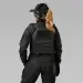 12 - Плитоноска женская Warmor gen.3 FL SPECPROM (for Ladies). Без подсумков. С быстрым боковым и верхним сбросом (без плит). Черный