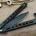 2 - Нiж метелик Benchmade 323B. Чорний