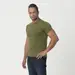 4 - Футболка Helikon Slim из органического хлопка. Олива
