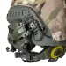 5 - Балістичний бронешолом FAST SPECPROM в кавері з навушниками Earmor M32 (X). Олива