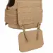 5 - Коврик для сидения одинарний, пятиточка односекционная WARSEAT. Койот