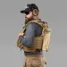 6 - Мужской тактический рашгард Combatant ASSAULT PRO LS Pattern. Графит