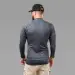 4 - Мужской тактический рашгард Combatant ASSAULT PRO LS Pattern. Графит