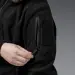 13 - Флісова тактична кофта на блискавці. Чорна. Polyester. Розмір XL